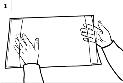 Book Cover Instructions: Step 1